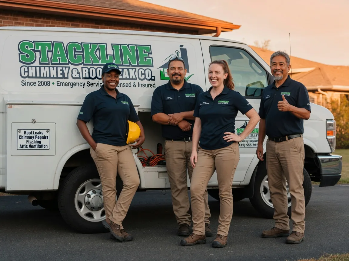 Chimney flashing repair company in Bluffs, IL